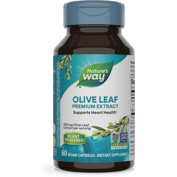 Nature's Way Premium Extract, Olive Leaf, 250 Mg, 60 Vegan Capsules by Pasteur Pharmacy