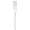 Dart Guildware Extra Heavy Weight Plastic Forks, White, 100/Box