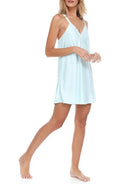 Flora by Flora Nikrooz Kendra Satin Chemise, Size: Large by Vanessa Jane
