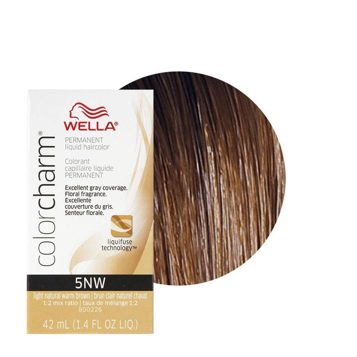 Wella Color Charm Haircolor #5Nw Light Natural Warm Brown by Pasteur Pharmacy