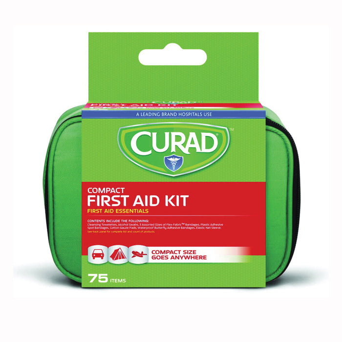 Curad Compact First Aid Kit, 75 Pieces by Pasteur Pharmacy