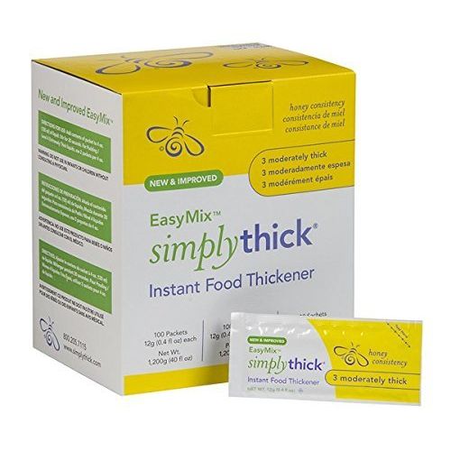Simply Thick EasyMix Honey Consistency (L3) Food Thickener, 12g Individual Serving by Pasteur Pharmacy