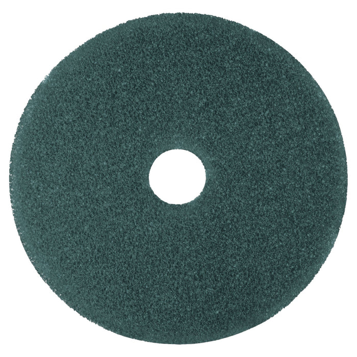 3M Low-Speed High Productivity Floor Pads 5300, 20" Diameter, Blue, 5/Carton