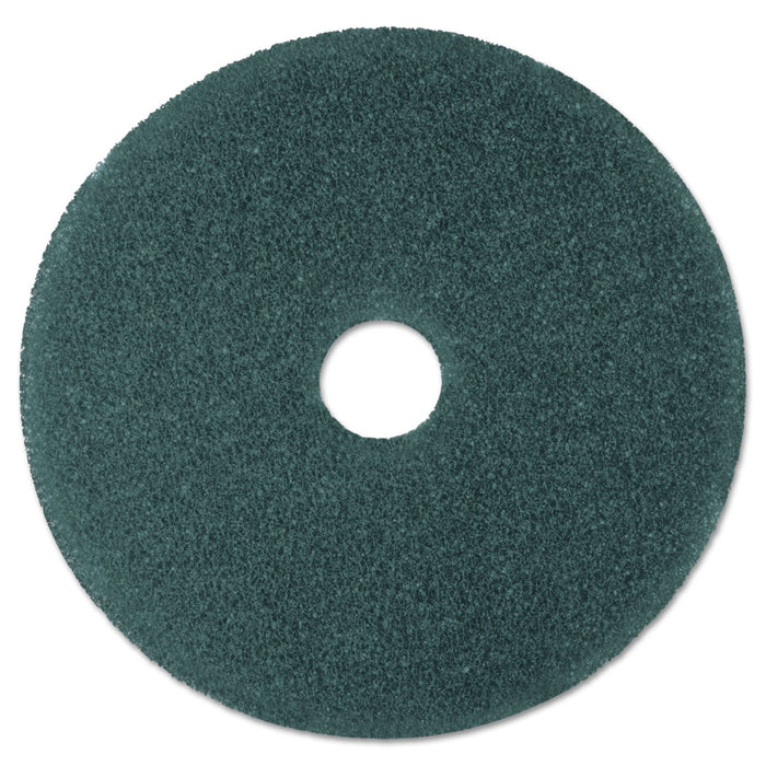 3M Low-Speed High Productivity Floor Pads 5300, 19" Diameter, Blue, 5/Carton
