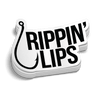 Rippin' Lips Hard Hat Decal