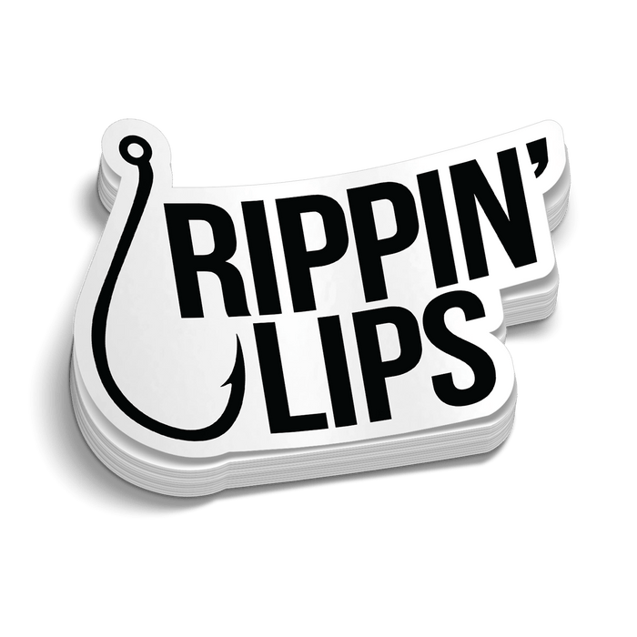 Rippin' Lips Hard Hat Decal by Armed American Supply