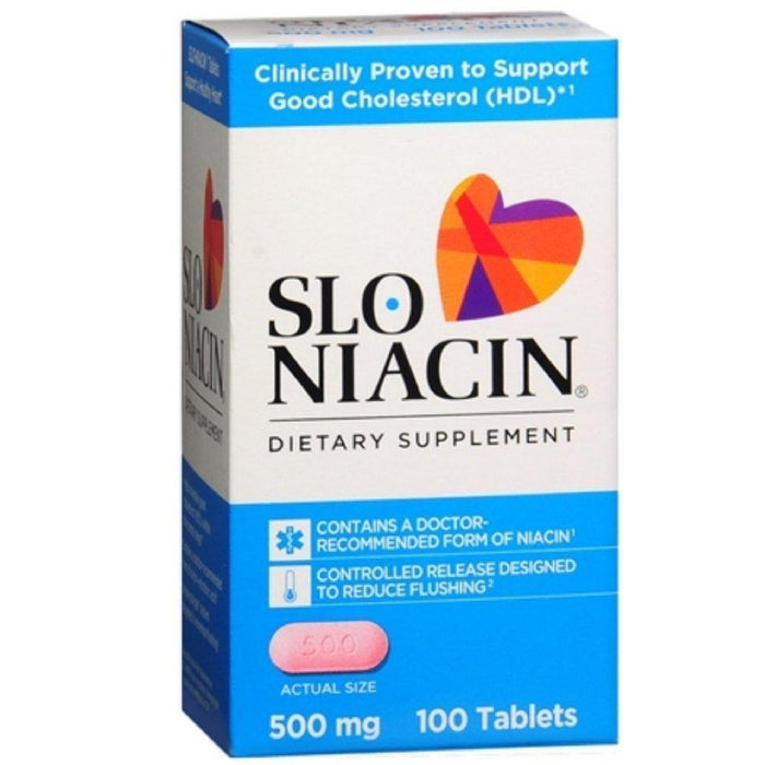 Slo Niacin 500 Mg, Tablets by Pasteur Pharmacy
