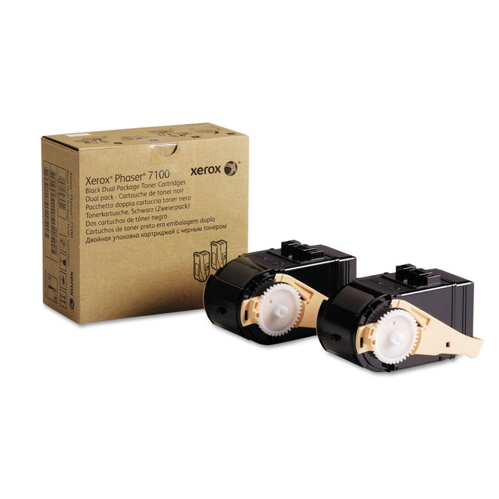 Xerox 106R02605 Toner, 9,000 Page-Yield, Black, 2/Pack