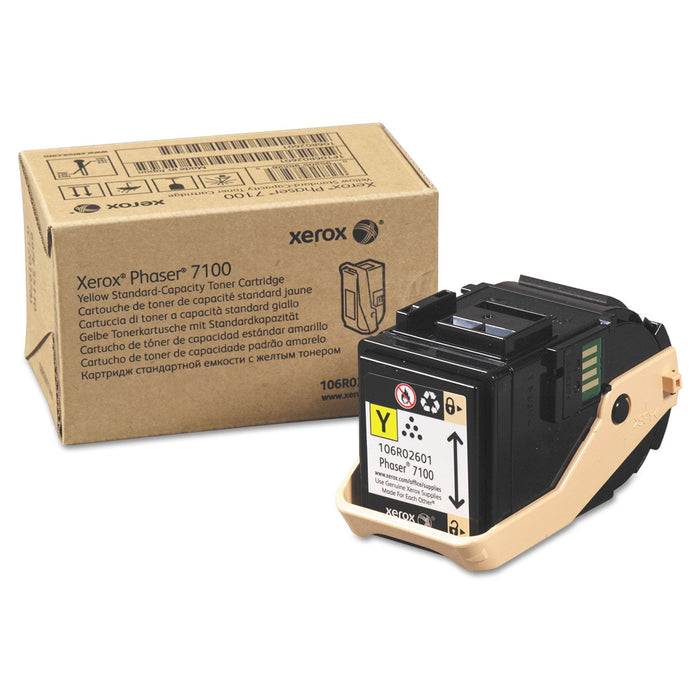 Xerox 106R02601 Toner, 4,500 Page-Yield, Yellow