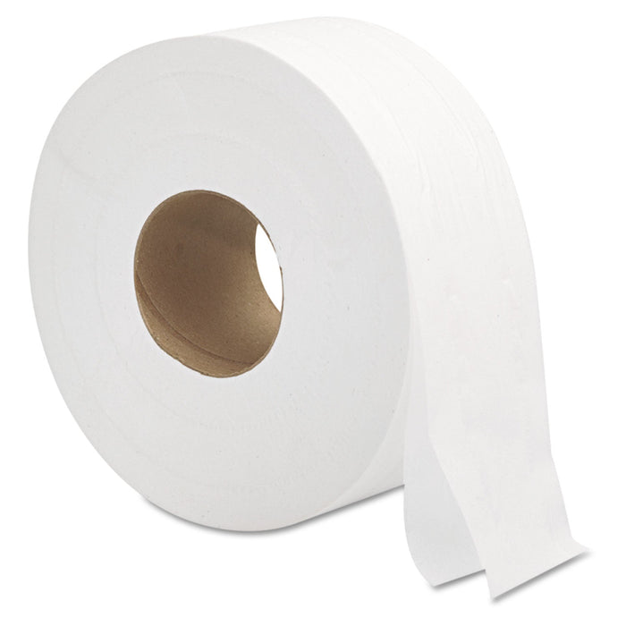 GEN Jumbo Bath Tissue, Septic Safe, 2-Ply, White, 3.5" x 750 ft, 12/Carton