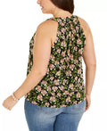 Inc Plus Size V-Neck Tie-Front Top, Size 2X by Vanessa Jane