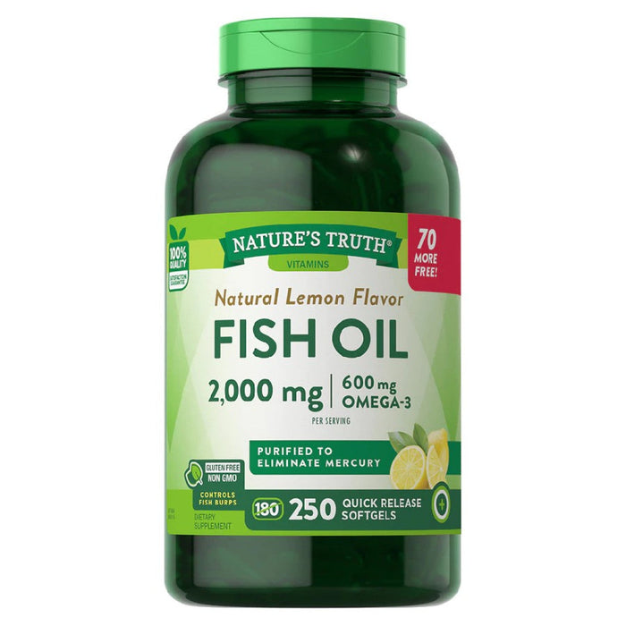 Nature's Truth Fish Oil 2,000 Mg Lemon by Pasteur Pharmacy