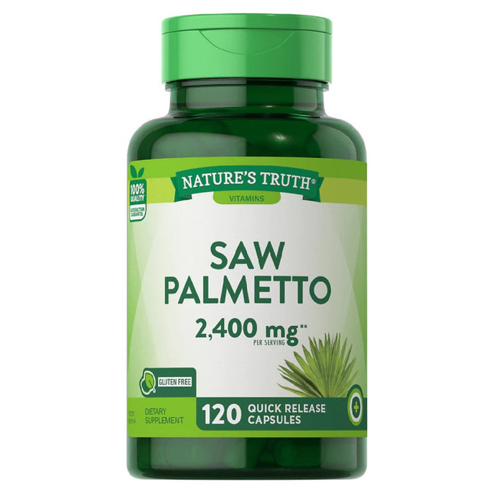 Nature's Trut 2400 Mg,Saw Pametto 120 Quick Release Capsules by Pasteur Pharmacy