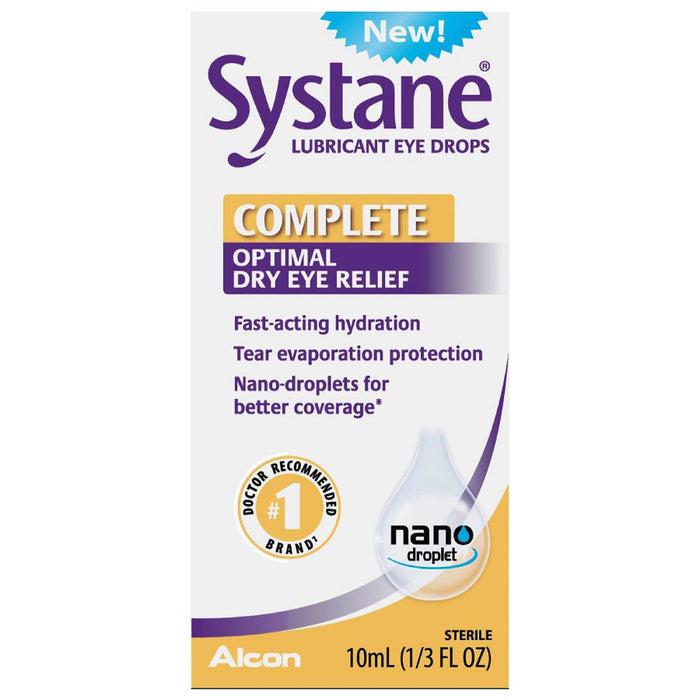 Systane Complete Lubricant Eye Drops 0.33 Fl Oz by Pasteur Pharmacy