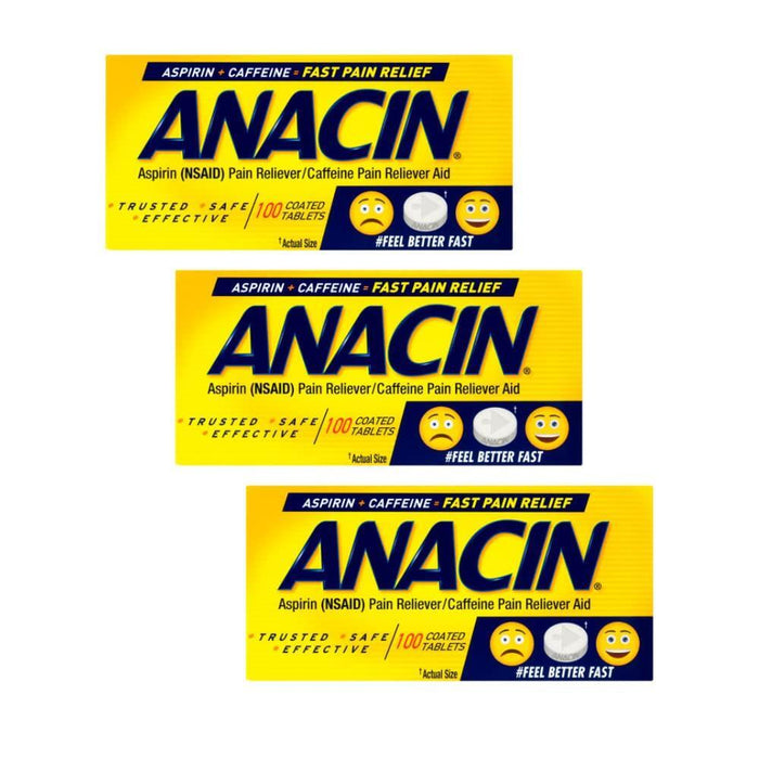 Anacin Fast Pain Relief - Coated Tablets 300 by Pasteur Pharmacy