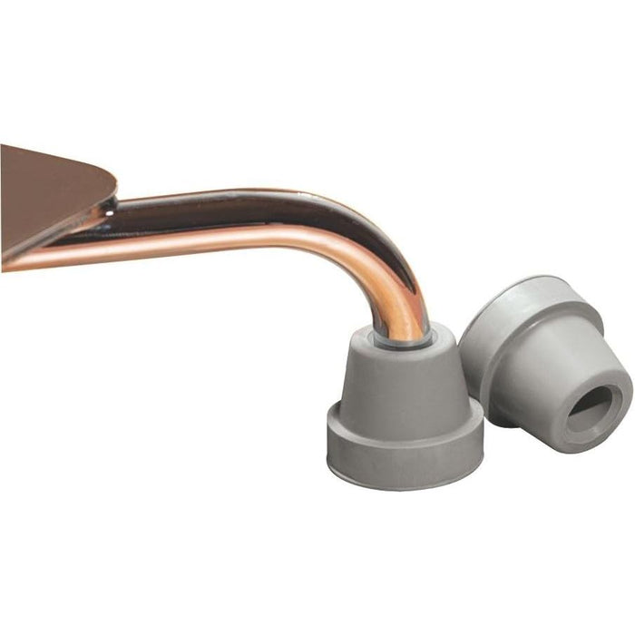 Medline Quad Cane Tips, Gray, 1/2 Inch by Pasteur Pharmacy