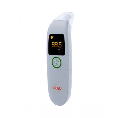 Mobi DualScan FeverTrack Ear & Forehead Medical Grade Thermometer W/ Medication Reminder Alarm by Pasteur Pharmacy