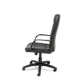 Alera Sparis Executive High-Back Swivel/Tilt Bonded Leather Chair, Supports Up to 275 lb, 18.11" to 22.04" Seat Height, Black
