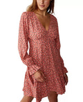 Cotton on Woven Pepa Long Sleeve Sexy Mini Dress by Vanessa Jane