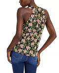 International Concepts Petite Printed Tie-Front Top, Size PP by Vanessa Jane