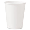 Dart Polycoated Hot Paper Cups, 10 oz, White, 50 Sleeve, 20 Sleeves/Carton