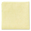Rubbermaid Microfiber Cleaning Cloths, 16 x 16, Yellow, 24/Pack