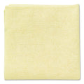 Rubbermaid Microfiber Cleaning Cloths, 16 x 16, Yellow, 24/Pack