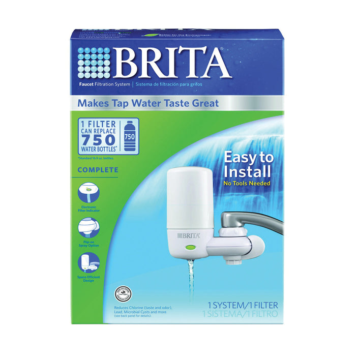 Brita On Tap Faucet Water Filter System - White by Pasteur Pharmacy