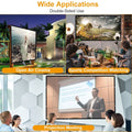 16:9 Foldable Projector Screen Anti-Crease Wall Mounted by DailySale