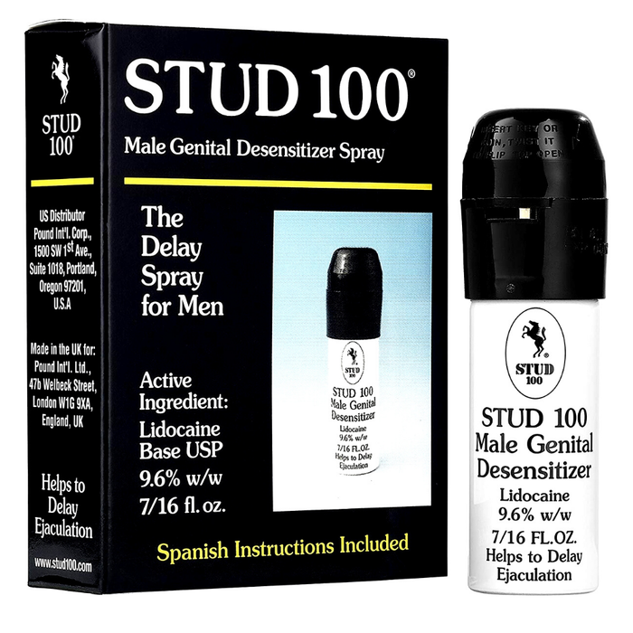 Stud 100 Male Genital Desensitizer Spray 0.44 Oz by Pasteur Pharmacy