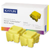 Katun Compatible 108R00928 Solid Ink Stick, 4,400 Page-Yield, Yellow, 2/Box