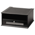 Victor Midnight Black Collection Monitor Riser, 13" x 13" x 6.5", Black, Supports 50 lbs