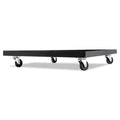 Alera Stacking Chair Dolly, Metal, 320 lb Capacity, 22.44" x 22.44" x 3.93", Black