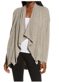 Barefoot Dreams CozyChic Ultra Lite Shawl Pointelle Cardigan by Vanessa Jane