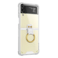 Venture Series Hard Shell with Ring Case - Samsung Galaxy Z Flip4 by Zerodamage Sahara Case LLC