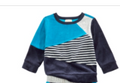 First Impressions Boys Velour Colorblocked Sweatshirt, 18Mo by Vanessa Jane