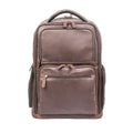 16" Cambridge Full-Grain Leather Laptop Backpack by MiamiLeathers.com