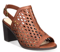 Womens Easy Street Erin Slingback, Brown Burnished, Size 8WW by Vanessa Jane