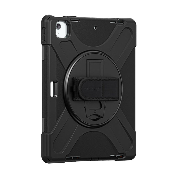 iPad Air 13-inch (M2 / M3 / M4) Case - Heavy-Duty, Hand Strap | Raider X Series by Zerodamage Sahara Case LLC