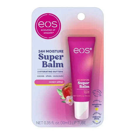 Eos 24HR Moisture Super Balm- Honey Apple Lip Sleeping Mask 0.35 fl oz 1 Pack by Pasteur Pharmacy