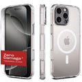 iPhone 16 Pro Max Clear Case & Screen Protector Kit - Rugged Protection, MagSafe | Classic Series by Zerodamage Sahara Case LLC