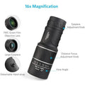 16x52 Monocular Dual Focus Optics Zoom Telescope by DailySale
