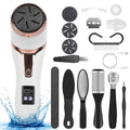 17-Pieces Set: Electric Foot Callus Remover with Vacuum Foot Grinder Rechargeable by DailySale
