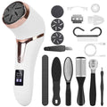 17-Pieces Set: Electric Foot Callus Remover with Vacuum Foot Grinder Rechargeable by DailySale