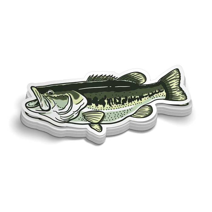 Largemouth Hard Hat Decal by Armed American Supply