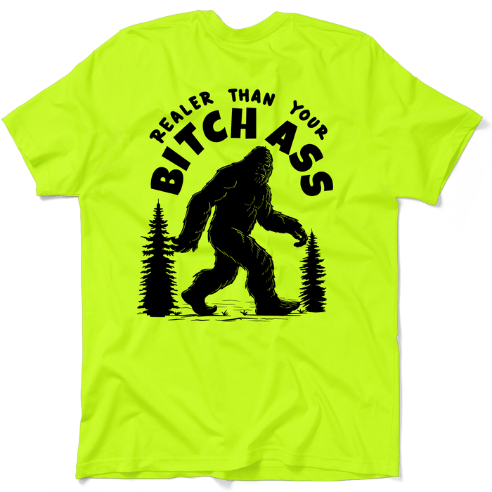 Realer Than You - Safety Yellow T-Shirt by Armed American Supply