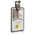 All Metal Magnetic Badge Holder - RFID Secure Badge Holder Genesis™ with BloxProx™ by ID Stronghold