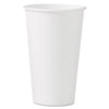 Dart Polycoated Hot Paper Cups, 16 oz, White, 50 Sleeve, 20 Sleeves/Carton