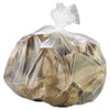 Inteplast Group High-Density Interleaved Commercial Can Liners, 30 gal, 8 microns, 30" x 37", Clear, 500/Carton