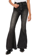 Free People Womens Irreplaceable High Waist Flare Jeans by Vanessa Jane